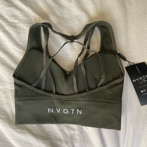 Green NVGTN Sports Bra